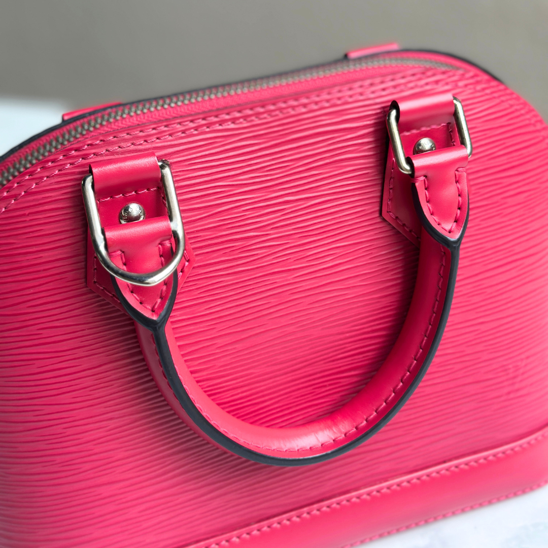 Louis Vuitton Hot Pink Epi Alma BB Kelly's Authentic Boutique