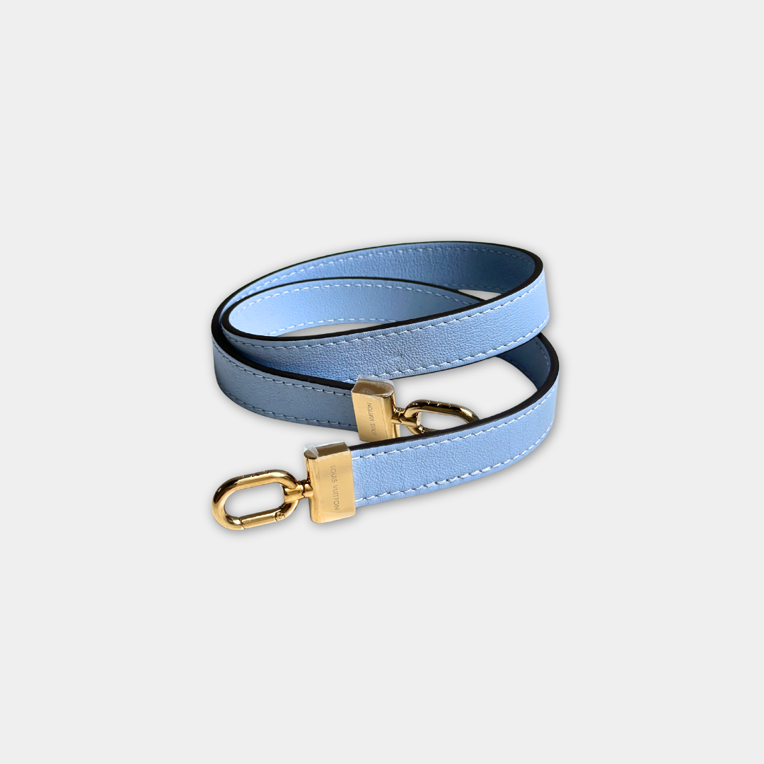 Louis Vuitton Microchipped Baby Blue Epi Twist MM Kelly's Authentic Boutique