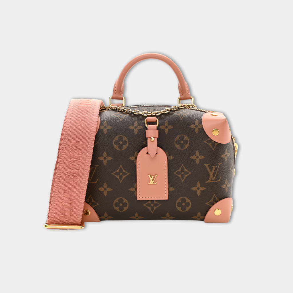 Louis Vuitton Monogram Petite Malle Souple Peach Kelly's Authentic Boutique