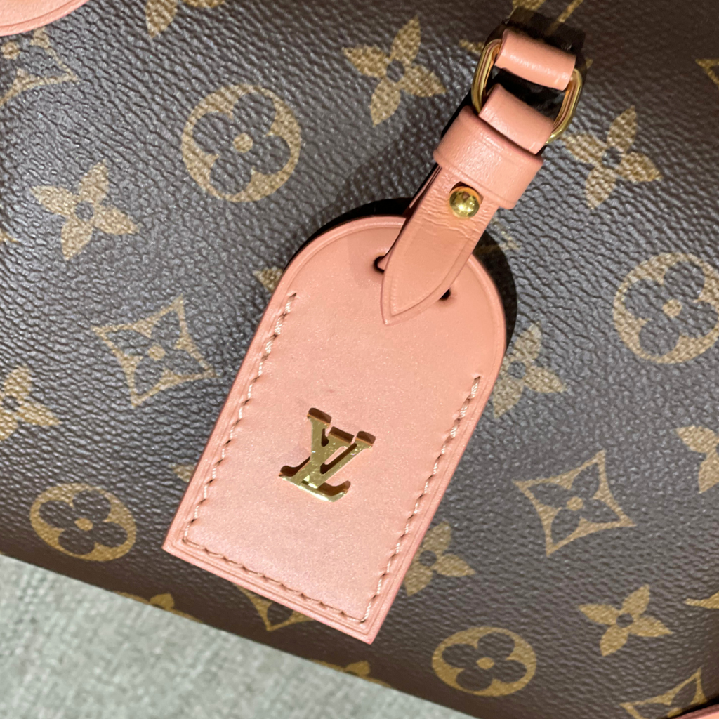 Louis Vuitton Monogram Petite Malle Souple Peach Kelly's Authentic Boutique