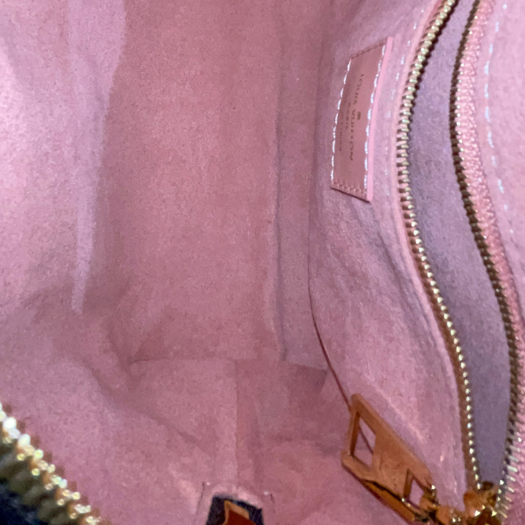 Louis Vuitton Monogram Petite Malle Souple Peach Kelly's Authentic Boutique