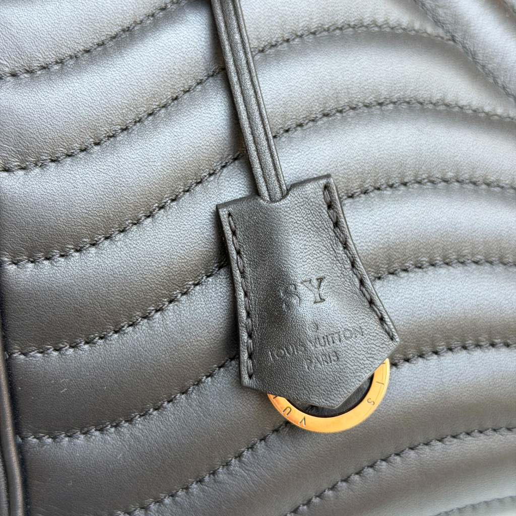 Louis Vuitton Black New Wave Chain Tote Kelly's Authentic Boutique