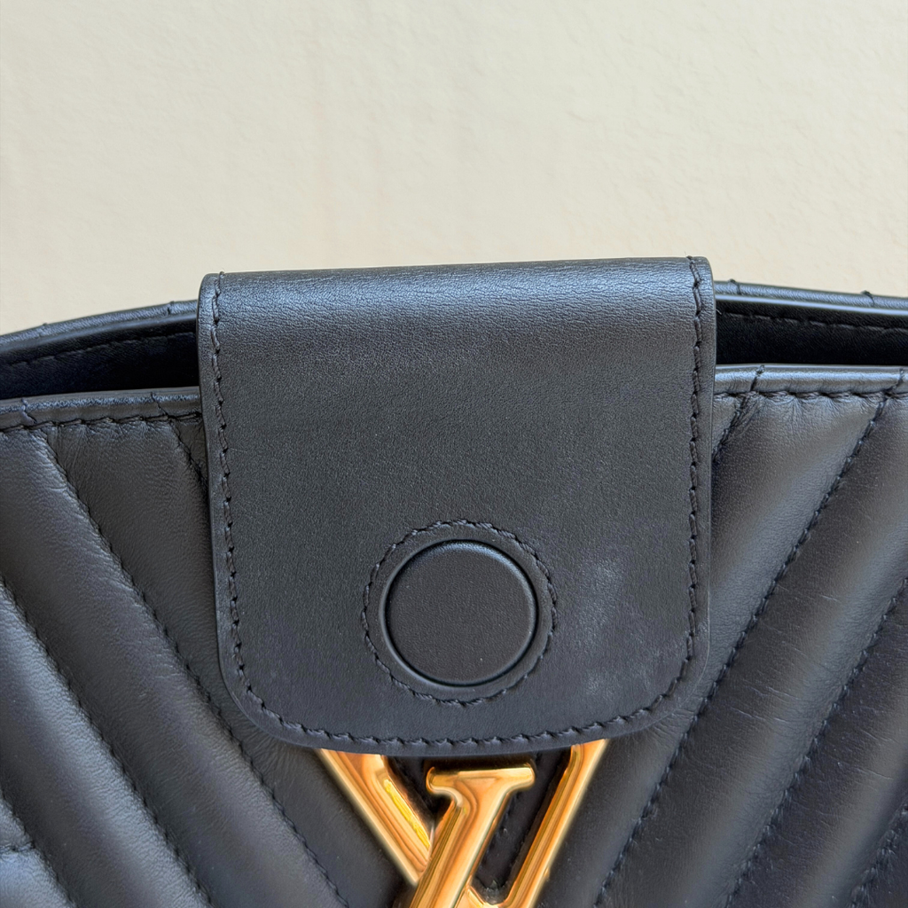 Louis Vuitton Black New Wave Chain Tote Kelly's Authentic Boutique