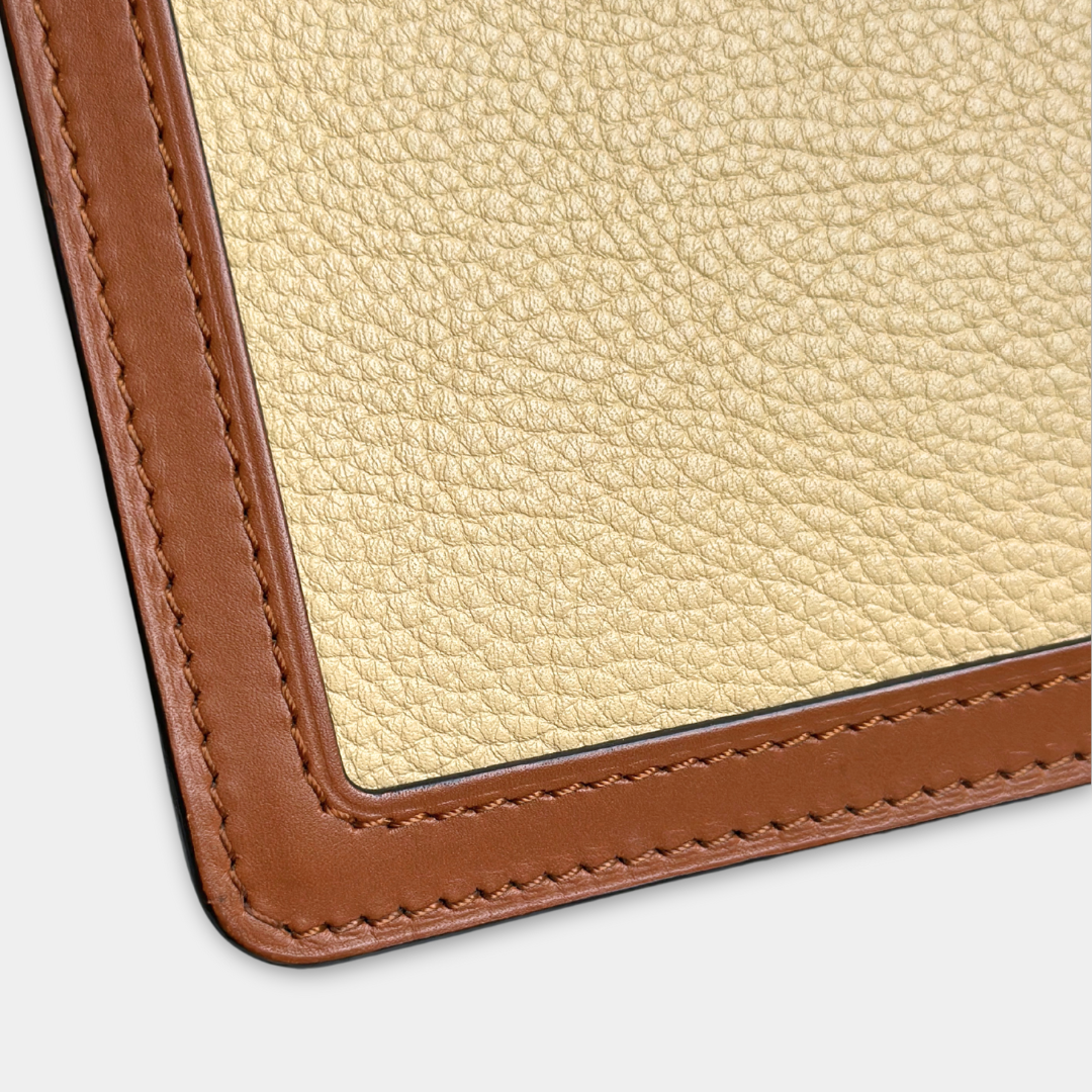 Louis Vuitton Red Beige Taurillon Dauphine MM Kelly's Authentic Boutique