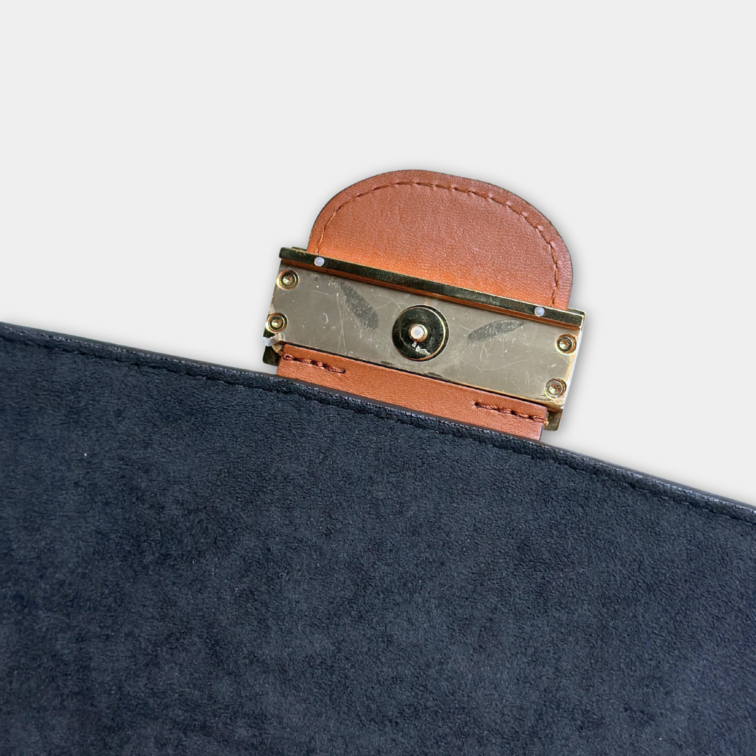 Louis Vuitton Red Beige Taurillon Dauphine MM Kelly's Authentic Boutique