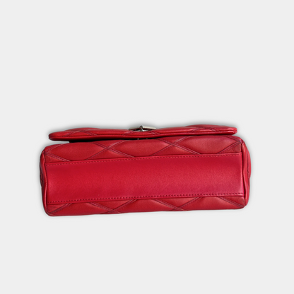 Louis Vuitton Red Malletage Twist GO-14 MM Shoulder Bag Kelly's Authentic Boutique