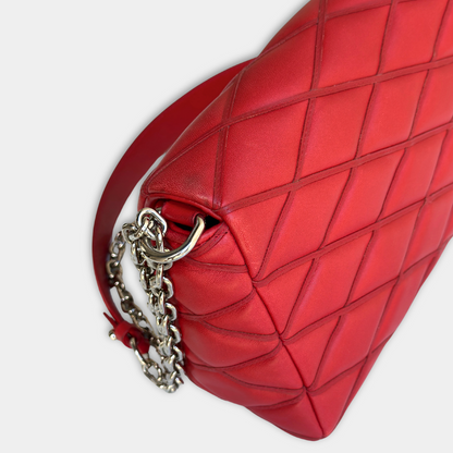 Louis Vuitton Red Malletage Twist GO-14 MM Shoulder Bag Kelly's Authentic Boutique