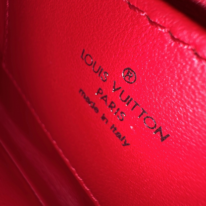Louis Vuitton Red Malletage Twist GO-14 MM Shoulder Bag Kelly's Authentic Boutique