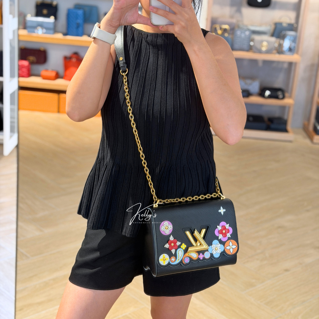 Limited Louis Vuitton Bloom Flower Twist MM Kelly's Authentic Boutique
