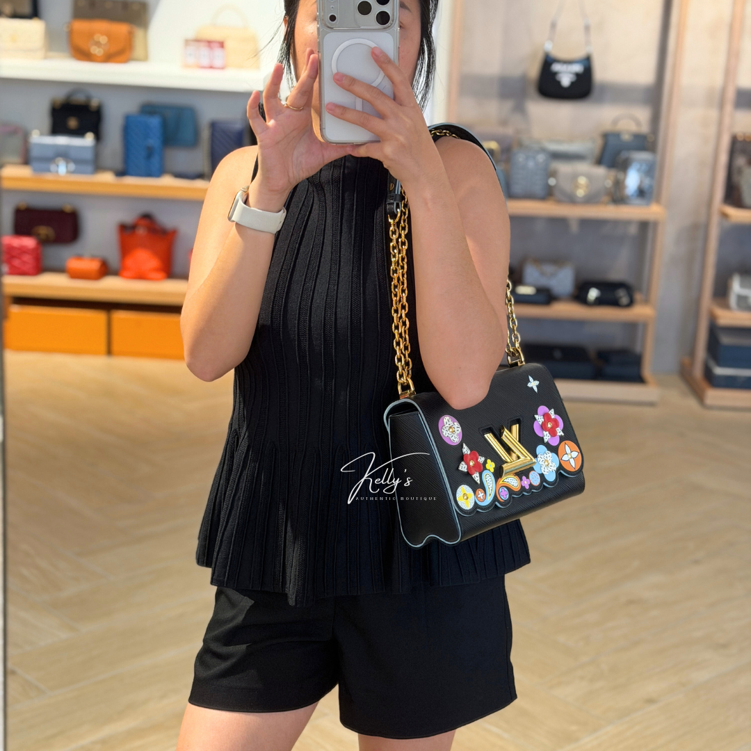 Limited Louis Vuitton Bloom Flower Twist MM Kelly's Authentic Boutique