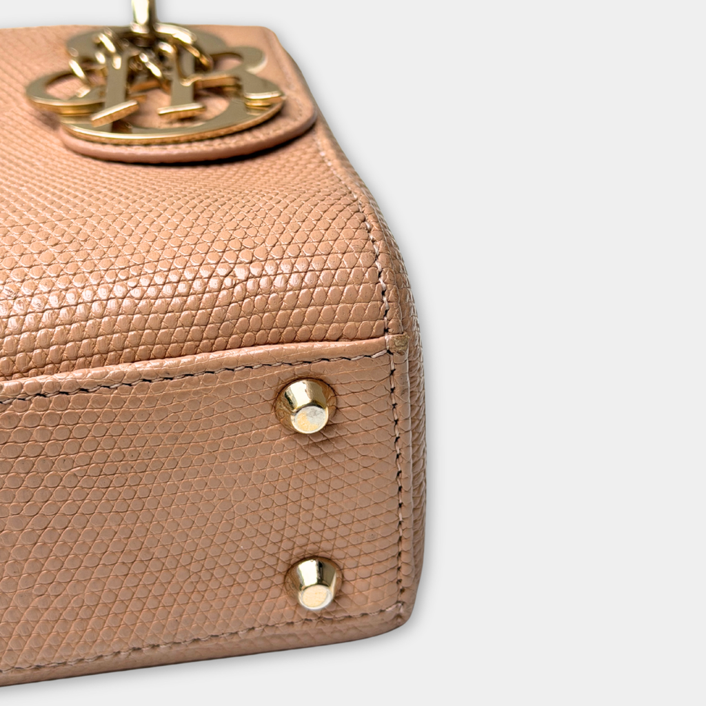 Python Mini Lady Dior Handbag Kelly's Authentic Boutique