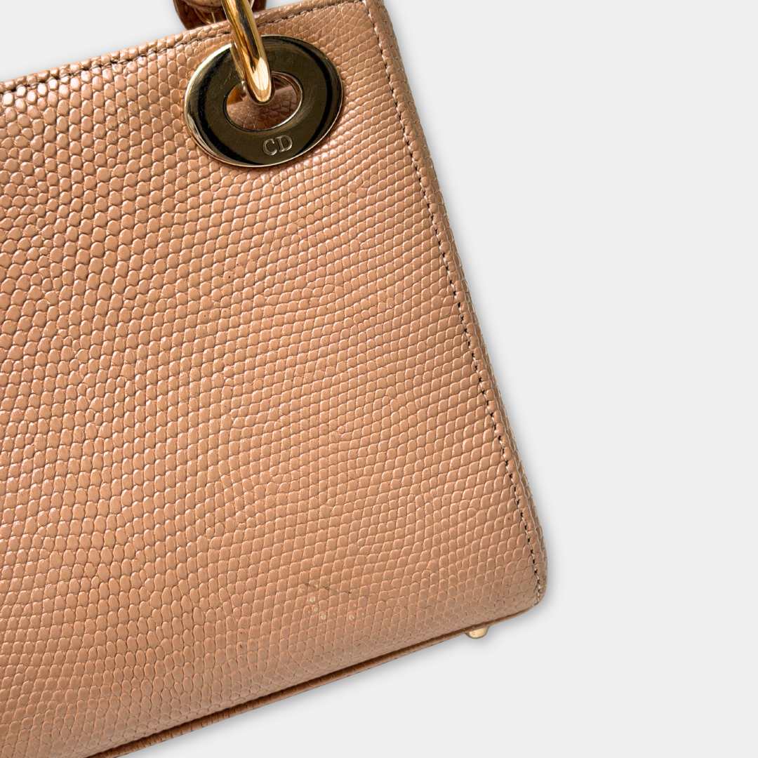 Python Mini Lady Dior Handbag Kelly's Authentic Boutique