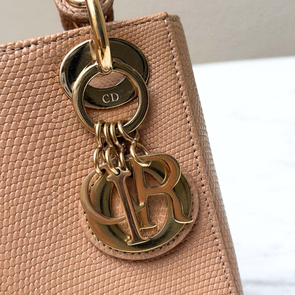 Python Mini Lady Dior Handbag Kelly's Authentic Boutique