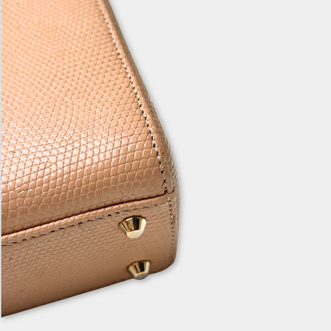 Python Mini Lady Dior Handbag Kelly's Authentic Boutique