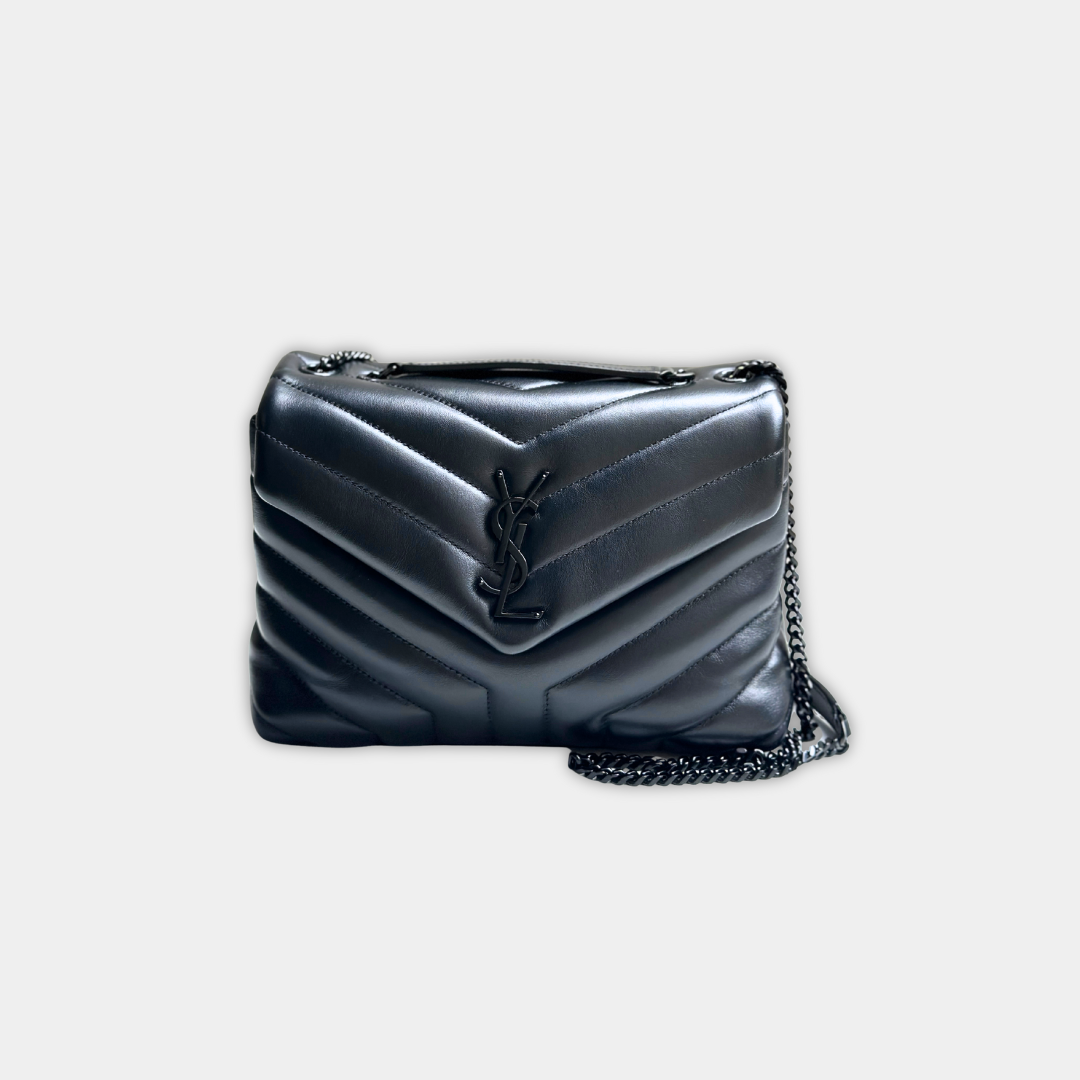 Saint Laurent Small Quilted So Black LouLou Kelly's Authentic Boutique