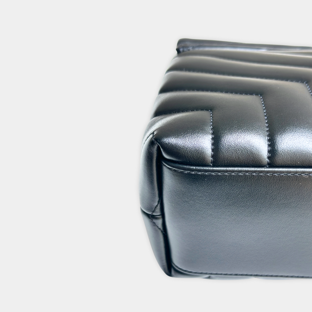 Saint Laurent Small Quilted So Black LouLou Kelly's Authentic Boutique
