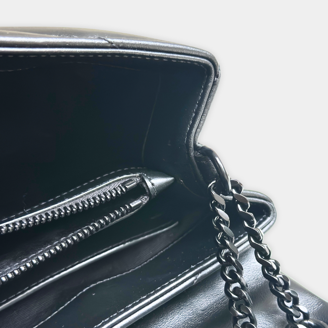 Saint Laurent Small Quilted So Black LouLou Kelly's Authentic Boutique
