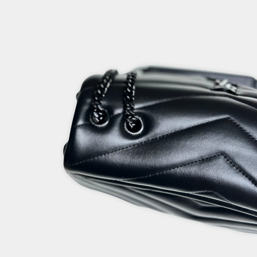 Saint Laurent Small Quilted So Black LouLou Kelly's Authentic Boutique