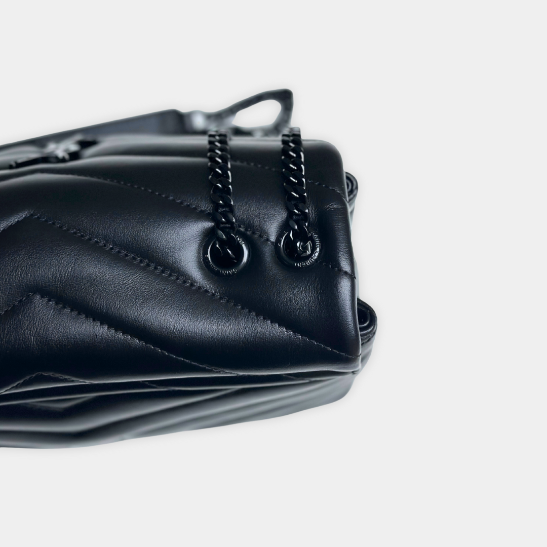 Saint Laurent Small Quilted So Black LouLou Kelly's Authentic Boutique
