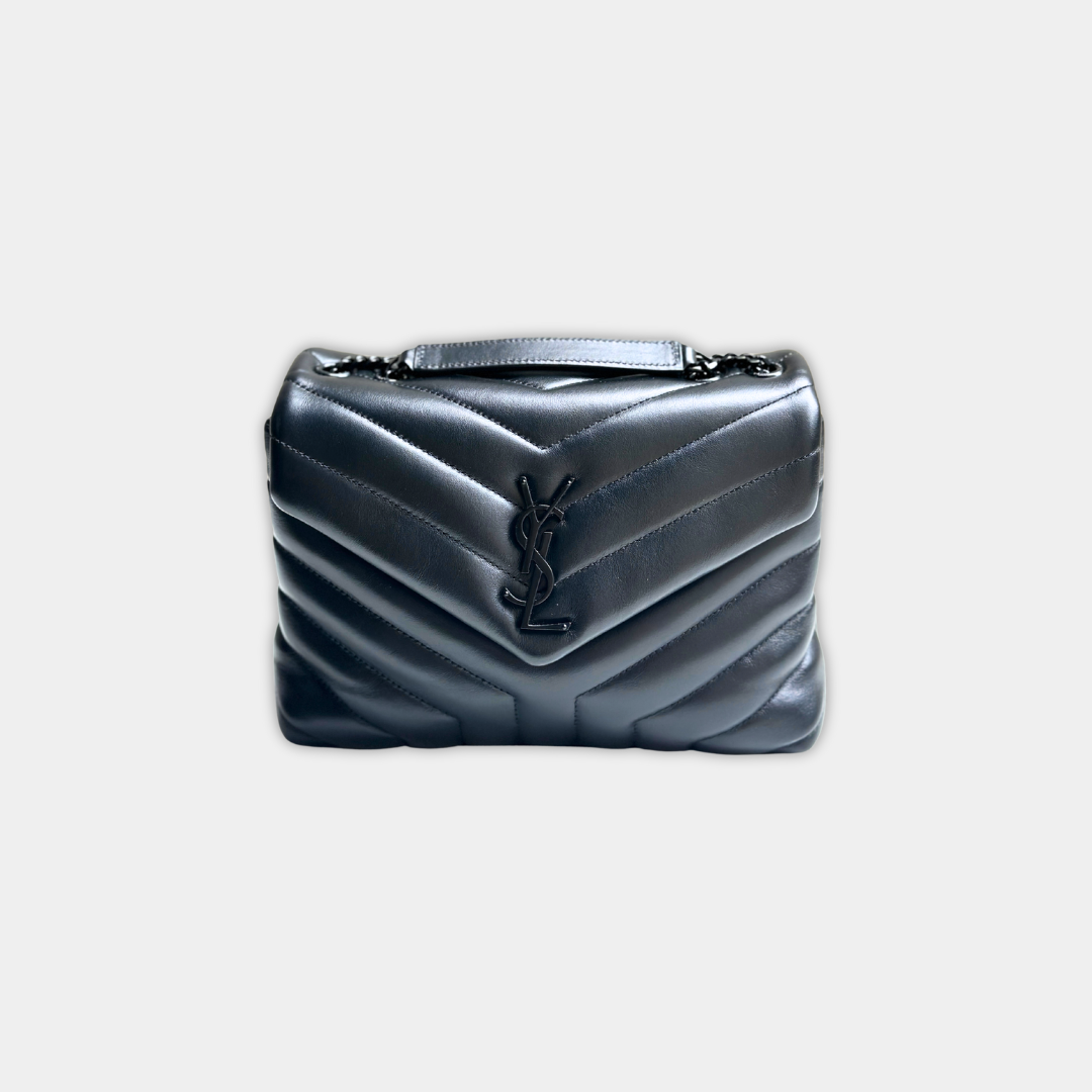 Saint Laurent Small Quilted So Black LouLou Kelly's Authentic Boutique