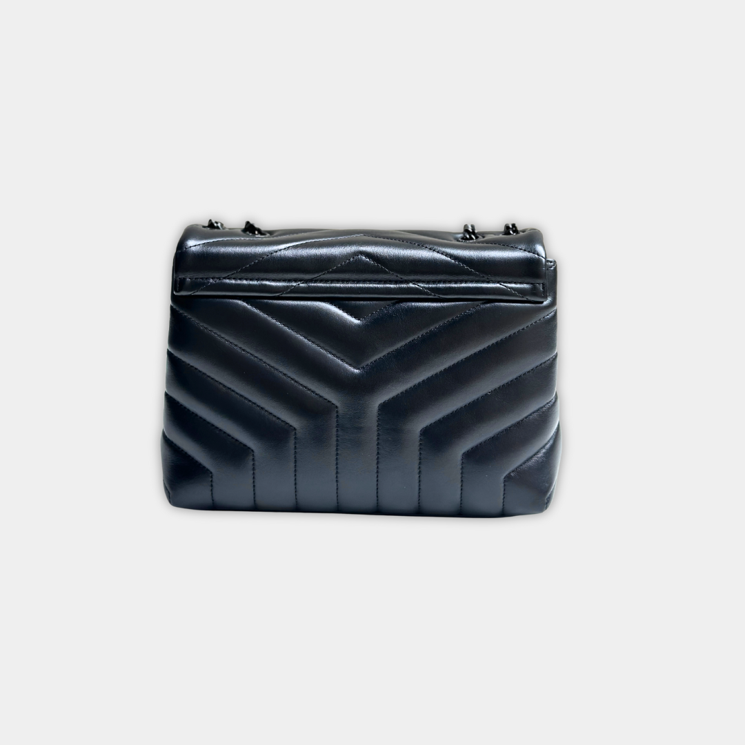 Saint Laurent Small Quilted So Black LouLou Kelly's Authentic Boutique