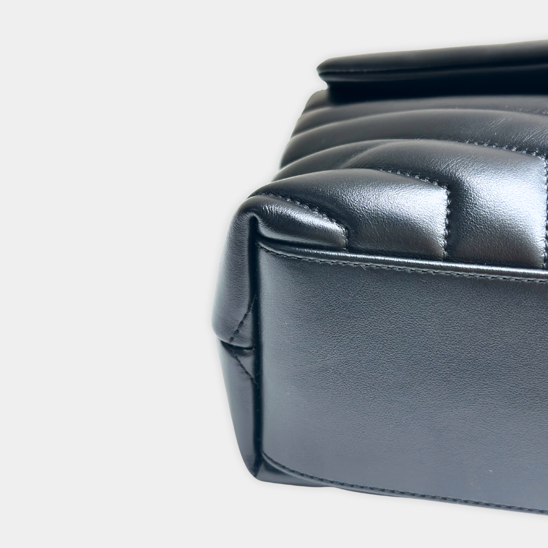 Saint Laurent Small Quilted So Black LouLou Kelly's Authentic Boutique