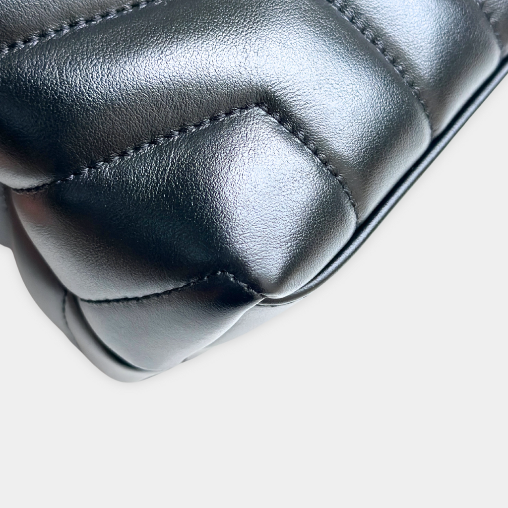 Saint Laurent Small Quilted So Black LouLou Kelly's Authentic Boutique