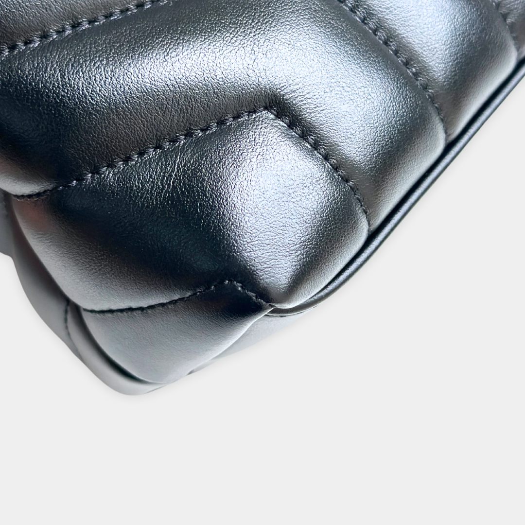 Saint Laurent Small Quilted So Black LouLou Kelly's Authentic Boutique