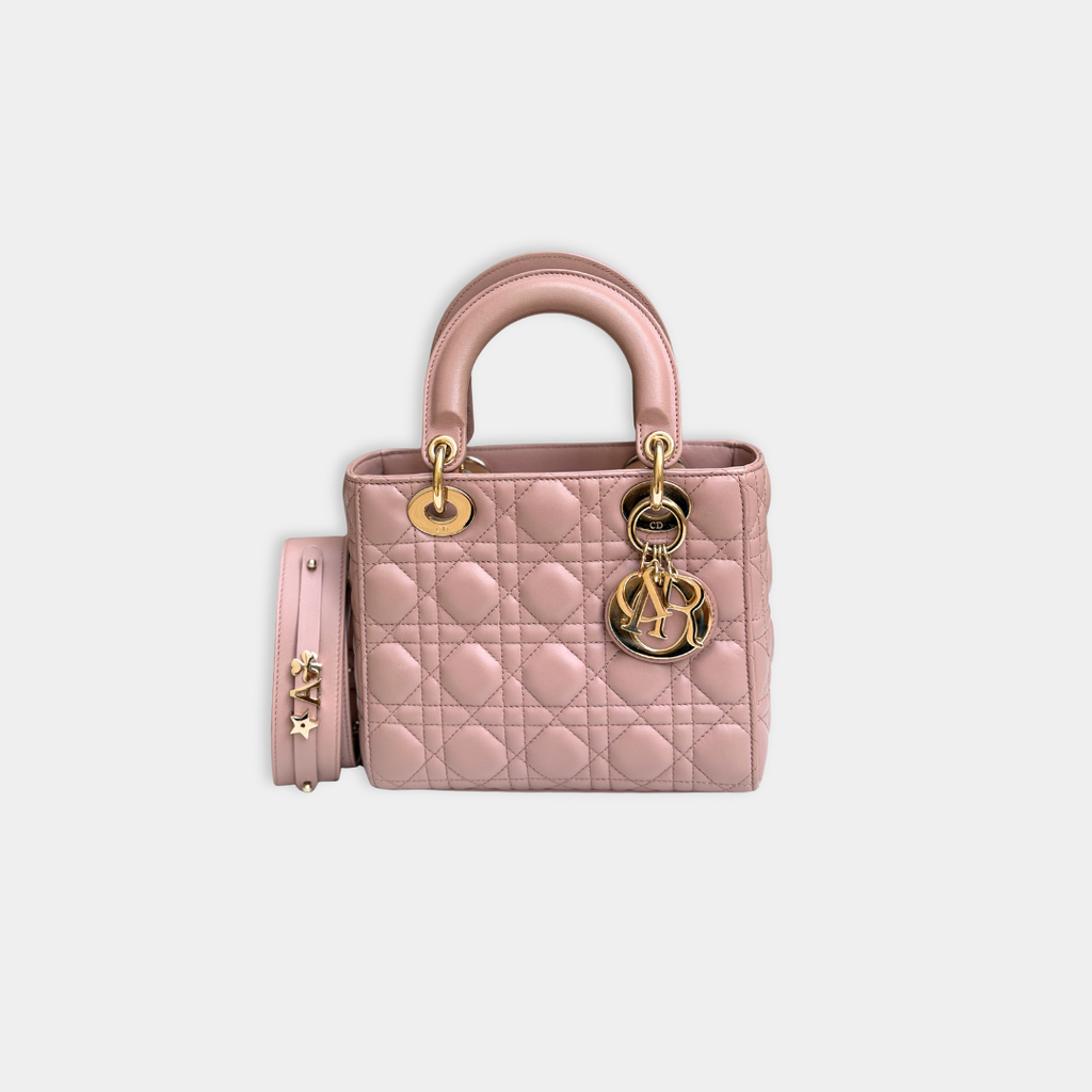 Small Blush Pink My ABCDior Lady Dior Kelly's Authentic Boutique