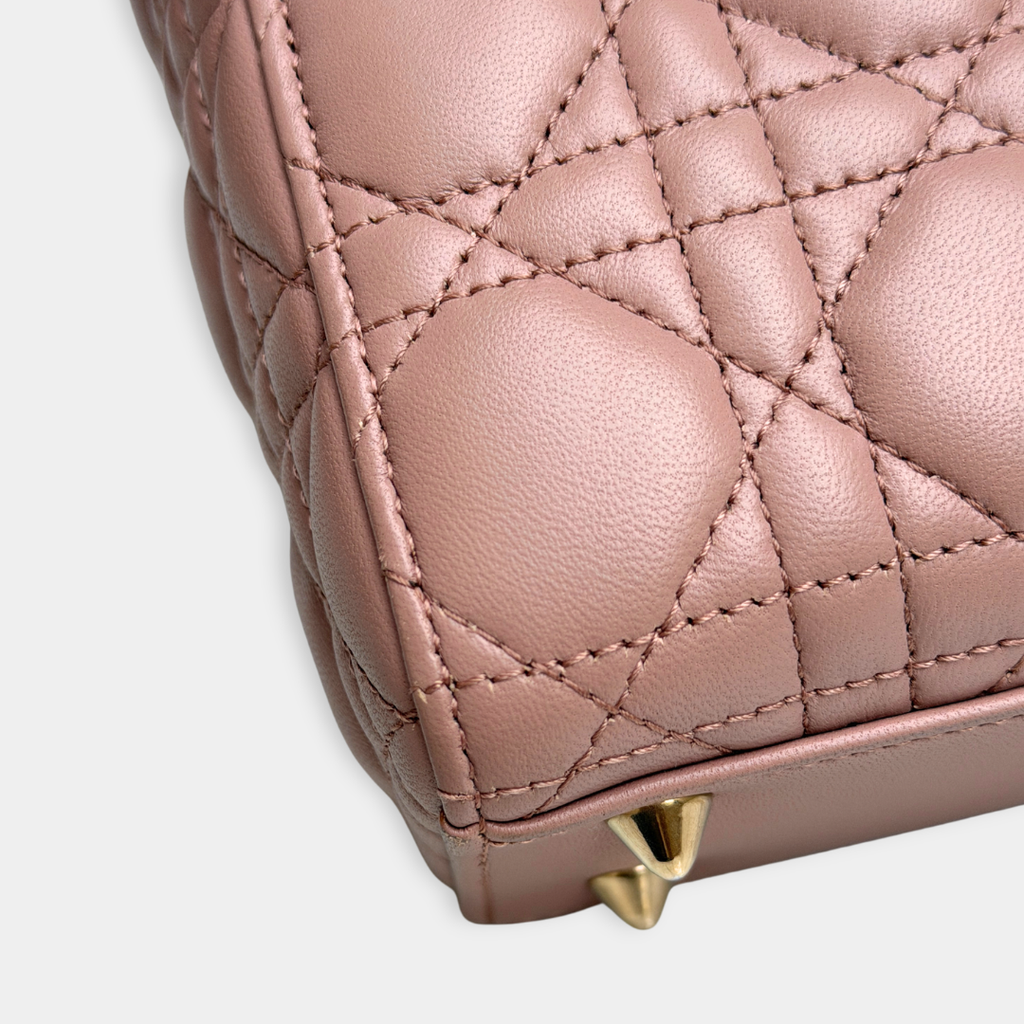 Small Blush Pink My ABCDior Lady Dior Kelly's Authentic Boutique