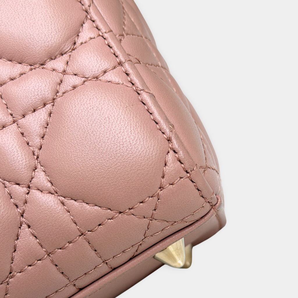 Small Blush Pink My ABCDior Lady Dior Kelly's Authentic Boutique