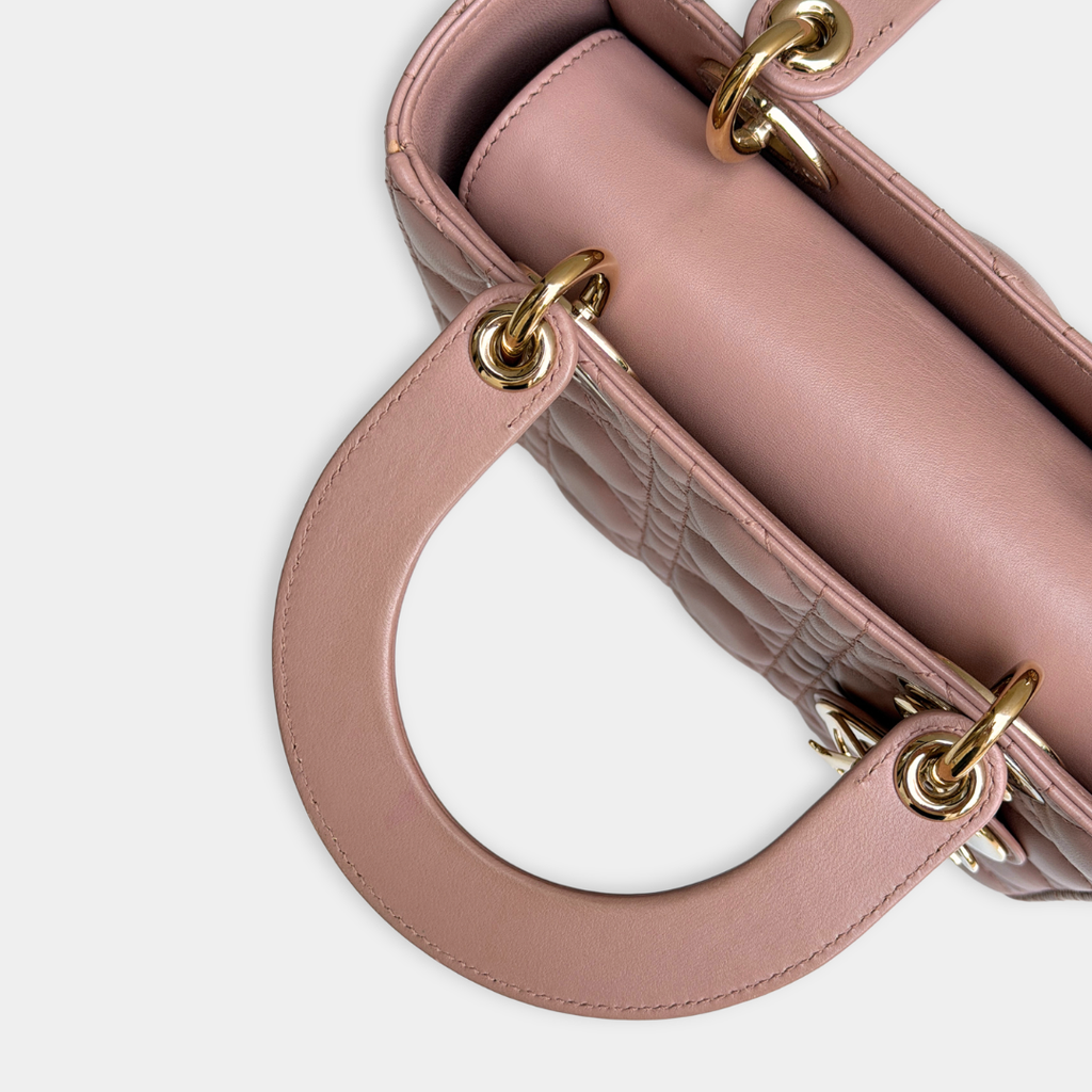 Small Blush Pink My ABCDior Lady Dior Kelly's Authentic Boutique