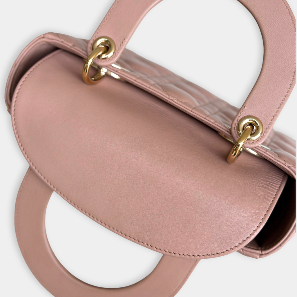 Small Blush Pink My ABCDior Lady Dior Kelly's Authentic Boutique