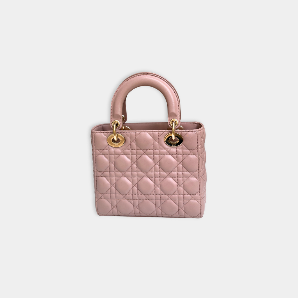 Small Blush Pink My ABCDior Lady Dior Kelly's Authentic Boutique