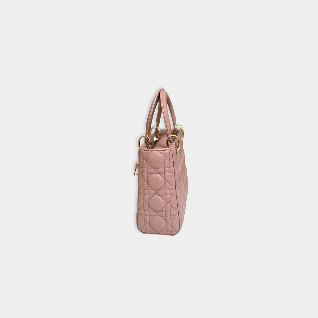 Small Blush Pink My ABCDior Lady Dior Kelly's Authentic Boutique