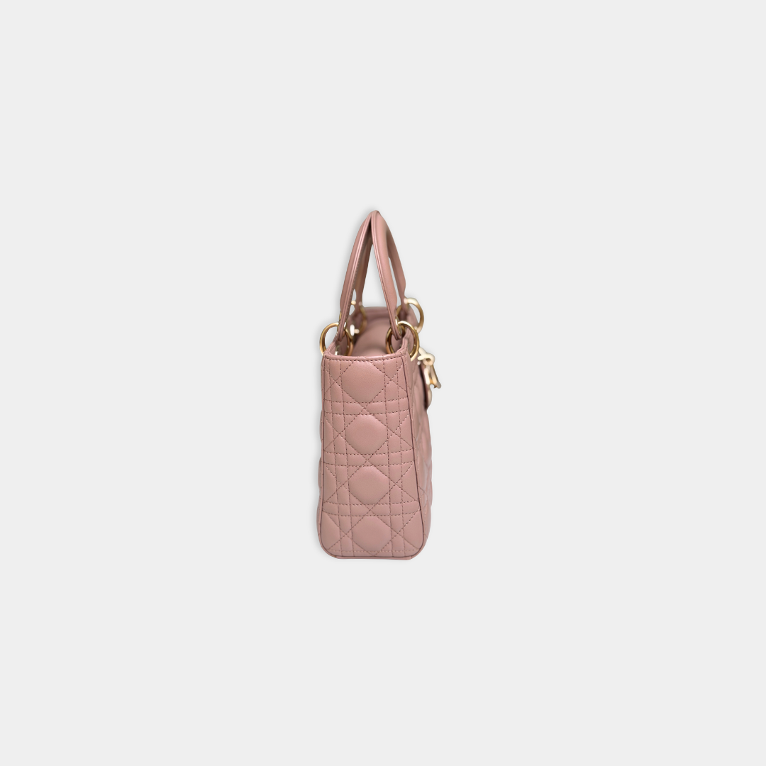 Small Blush Pink My ABCDior Lady Dior Kelly's Authentic Boutique