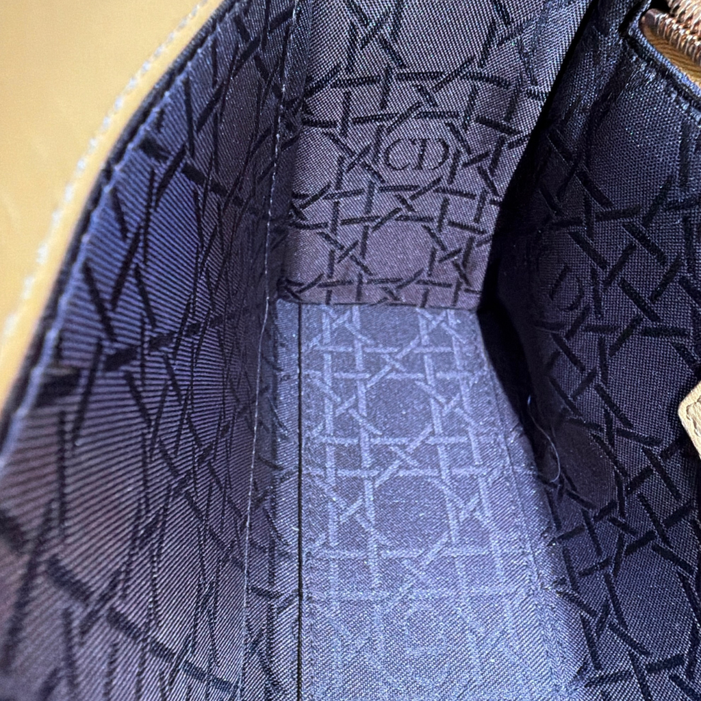 Dior Small Mustard Cannage Lambskin My ABCDior Bag Kelly's Authentic Boutique