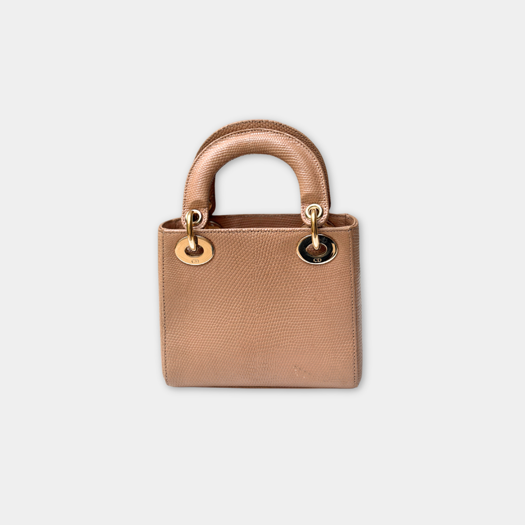 Python Mini Lady Dior Handbag Kelly's Authentic Boutique